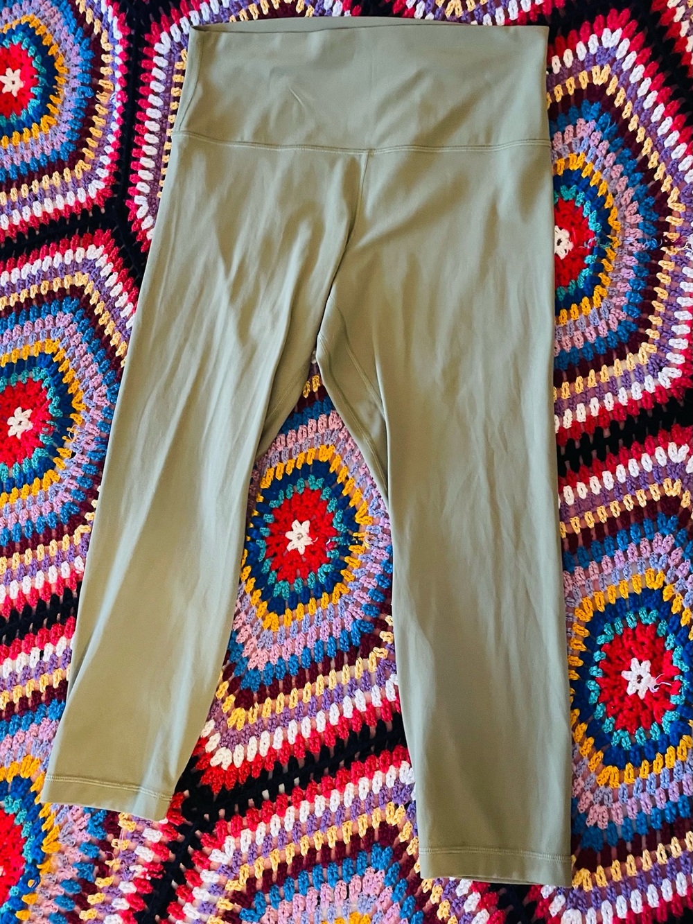 lululemon athletica Olive Green High-Rise Leggings